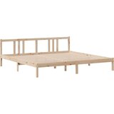 vidaXL Okvir kreveta s uzglavljem 180 x 200 cm masivna borovina | shoptok.hr