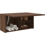 vidaXL Kupaonski zidni ormarić smeđi hrast 60x25x30 cm izrađeno drvo | shoptok.hr