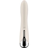 Satisfyer Spinning Vibe 1 - vibrator z vrtljivo glavo za točko G (bež) | Shoptok.si