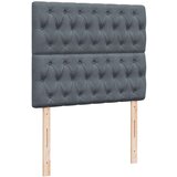 vidaXL Okvir kreveta s madracima tamnosivi 120x200 cm baršunasti | shoptok.hr