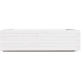  Vrtna sadilica bijela 90x90x26,5 cm od masivne borovine | shoptok.hr