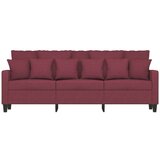  Trosjed od tkanine crvena boja vina 180 cm | shoptok.hr