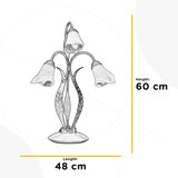 Lesnina XXXL NAMIZNA SVETILKA 48/48/61 cm | Shoptok.si