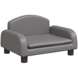 Krevet za pse sivo 50x40x30 cm od umjetne kože | Eponuda.com