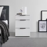 Premium Living Nočna Omarica Level 36 Black A, Bela | Shoptok.si