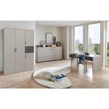 CARRYHOME ZLOŽLJIVA POSTELJA 120 cm x 200 cm , leseni material siva, sahara | Shoptok.si