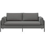 SOFA za 3 osobe 3-sjedalo Tamnosiva 222 x 81 x 89 cm Baršun - Tamnosiva 180 cm | shoptok.hr