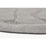 Agnella Sivi vunen okrugao tepih ø 120 cm Morphic Organica – | shoptok.hr