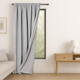 Restilo CORITA curtain, grey, plain, classic and modern style, multifunctional tape, structural fabric with blackout effect, 140 x 245 cm | shoptok.hr