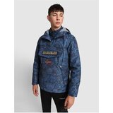 Napapijri Blue Men's Patterned Jacket Rainforest - Men's | Shoptok.si