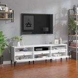 TV ormarić bijeli 150x30x44,5 cm od konstruiranog drva | shoptok.hr