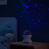  LED zvjezdani projektor za djecu sa zvučnikom XY-890 - bijeli | shoptok.hr
