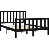  Za krevet od masivne borovine crni 140 x 190 cm | shoptok.hr