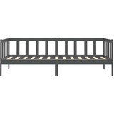  Dnevni ležaj od masivne borovine sivi 90 x 200 cm | Eponuda.ba