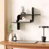 Umbra Crna polica s više razina od masivnog kaučuka 62 cm Montage – | shoptok.hr