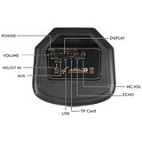  LED RGB punjivi zvučnik sa mikrofonom 600W/2400 mAh | Eponuda.com