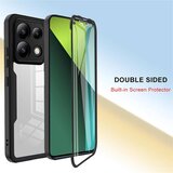 Techsuit ColorVerse 360 ​​Series obostrana zaštitna maska za Xiaomi Redmi Note 13 5G – crna | shoptok.hr