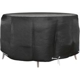 vidaXL Prevleka za vrtno pohištvo 10 obročkov Ø230x90 cm okrogla | Shoptok.si