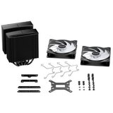 Be Quiet! BK043 pure rock pro 3 lx [LGA-1851 default ilm and rl-ilm support/AM5], 250W tdp, two light wings lx 120mm pwm argb fan max. 34.8dB(A), 6 high-performance 6mm heat pipes with hdt technology | ePonuda.com