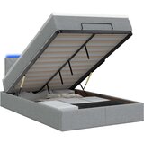  od pjene s madracem i LED-om Svjetlosiva 120 x 190 cm | shoptok.hr