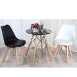 Kondela Stol, bel/bukev, BALI 2 NEW | Shoptok.si