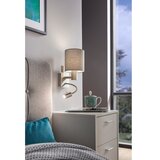 Eglo 96479 - led fleksibilna svetiljka pasteri 1xE27/40W+LED/3,8W siva | Eponuda.com