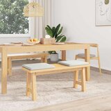  Jastučić za klupu 2 kom. Umjetna koža Bijela Dubina 35 cm | shoptok.hr