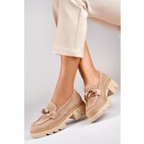 primohurt Ażurowe beżowe loafersy damskie | shoptok.hr