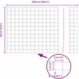 Euro ograda Siva 0,4 x 25 m Željezo prekriveno PVC-om | shoptok.hr