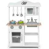 Costway Izobraževalna mini kuhinjska igrača 60 x 30 x 83 cm, (5000219223) | Shoptok.si