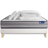 ACTISOM Celoten paket za posteljo - Vzmetnica 180x200 cm + vzmetnica z letvami (komplet) + 2 vzglavnika + odeja - Actilatex Pur, (21613941) Cene