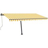  Samostojeća automatska tenda 400 x 300 cm žuto-bijela | shoptok.hr
