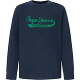 PepeJeans Majica 'ROI' marine / zelena