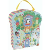 Floss&Rock® prijenosna kutija za igru s drvenim figuricama playbox rainbow fairy (10 komada)