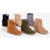 Resti Brown cowboy boots on a covered wedge Terband - Footwear | ePonuda.com