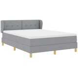  s opruga kutije Svjetlosiva 140 x 190 cm tkanina | shoptok.hr