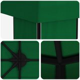 Gazebo 4 × 3 m Zelena Poliester i čelik 190 gsm | shoptok.hr