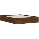  Okvir za krevet s ladicama boja hrasta 150x200 cm drveni | shoptok.hr