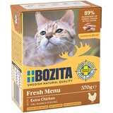  Varčno pakiranje Bozita Tetra koščki v želeju ali v omaki 24 x 370 g - Žele: veliko piščanca | shoptok.hr