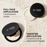 IT Cosmetics Bye Bye Pores Pressed puder za učvršćivanje nijansa Translucent 9 g | shoptok.hr