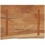  Zidna polica 40x30x3,8 cm pravokutna bagremovo drvo živi rub | shoptok.hr
