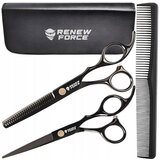 Dexxer pRO frizerski set inox škarij + glavnik QUIFF2 | Shoptok.si
