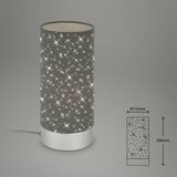 BRILONER 7028-014 - Stona lampa STARRY SKY 1xE14/25W/230V siva | Eponuda.com