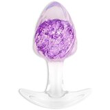 Toyjoy Anal Play Crystal Butt Plug Medium Purple Cene