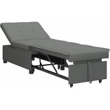  Krevet-sofa na razvlačenje Tamno siva 194 x 50 x 82 cm tkanina | Eponuda.com