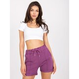 FANCY Shorts-FA-SN-6283.88P-Dark Purple | Shoptok.si