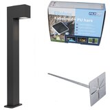 QAZQA Industrijska zunanja talna svetilka temno siva 65 cm IP44 - Baleno | Shoptok.si