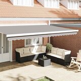  Zamjena za rub tende Svjetlosiva 480 x 20 cm Poliester | shoptok.hr