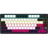 KBP7075W, wireless 75% mechanical gaming keyboard pro, black/red, en layout