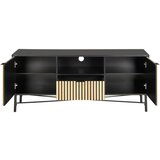 Mömax nizka omarica madrid, črna, bambus | Shoptok.si
